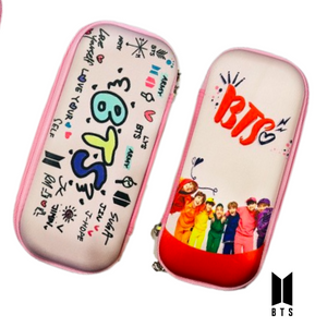 6 pcs - BTS Pencil Pouch Random EVA