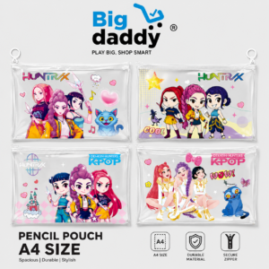 K pop demon Hunter A4 Size file pouch  Pack of 12 ( Net price - 22 )