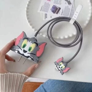 3 pcs- Tom 20W Iphone Silicone Charger Cover (Net Price 65)