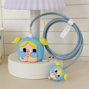 3 pcs- New Powerpuff Girl 20W Iphone Silicone Charger Cover (Net Price 65)