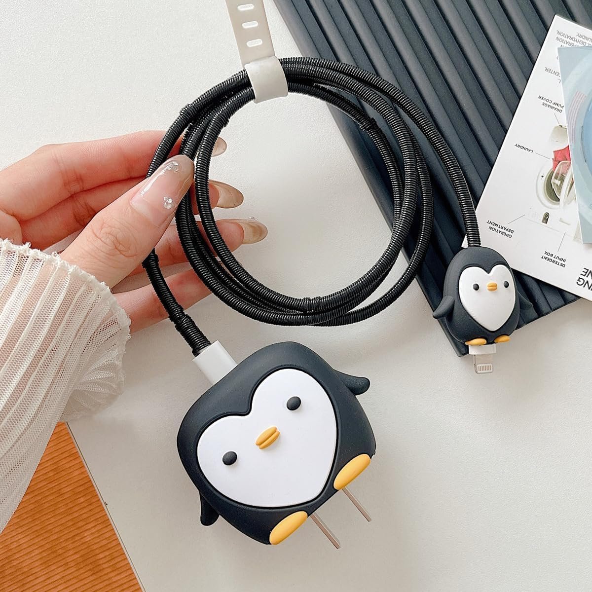 3 pcs- New Duck 20W Iphone Silicone Charger Cover (Net Price 65)