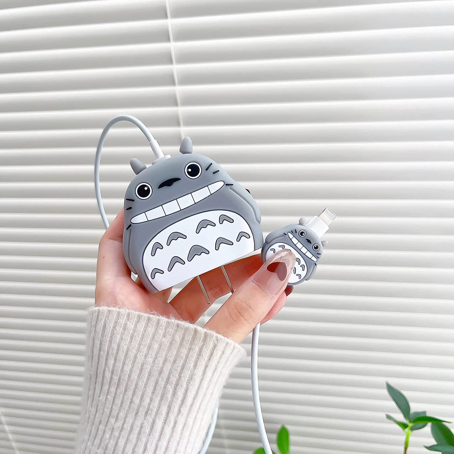 3 pcs- Cat Grey 20W Iphone Silicone Charger Cover (Net Price 65) - Image 3